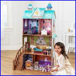 New Disney Frozen Arendelle Palace Dollhouse Wood Frozen Barbie For Girls Age 3+