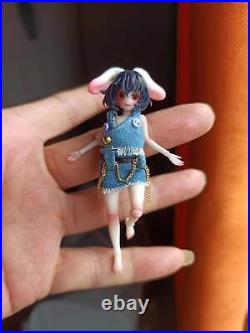 New Kids Toy BJD Doll 7cm Doll Rabbit Girl Toy Birthday Gift Project Mini Rabbit