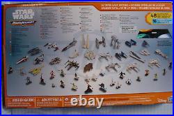 New STAR WARS MicroMachines TOYSRUS 48 Total Figures & Vehicles Set EPIC BATTLES