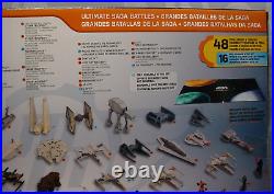 New STAR WARS MicroMachines TOYSRUS 48 Total Figures & Vehicles Set EPIC BATTLES