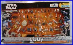 New STAR WARS MicroMachines TOYSRUS 48 Total Figures & Vehicles Set EPIC BATTLES