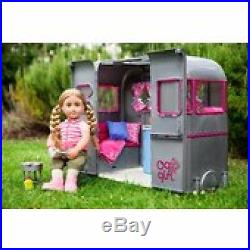 Our Generation RV Camper Van for 4x4 Jeep Accessories Motorhome Kids Girls Toy