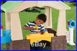 Outdoor Playhouse For Kids Boys Girls Toddler Play House Backyard Pretend Game