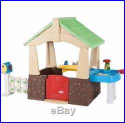 Outdoor Playhouse For Kids Boys Girls Toddler Play House Backyard Pretend Game