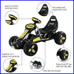 Pedal Bike Go Kart for Kids Boys Girls Toy Car Fun Cart 4 Wheeler Cruiser