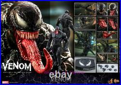 Perfect Hot Toys Mms590 Marvel Venom 1/6th Action Figure Standard Ver In Stock