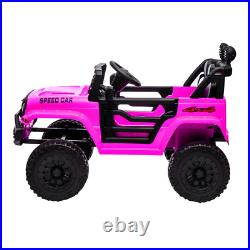 Pink Kids Ride on Car Toy 12V Girl Electric Power Wheels Truck withRemote Control