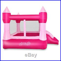 Pink Princess Bounce House Girls Jumper Castle Bouncer Inflatable with Blower