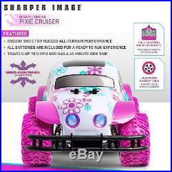 Pixie Cruiser Pink and Purple RC Remote Control Car Toy for Girls with