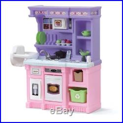 Play Kitchen Set For Kids with Accessories Food Dishes Girls Toddlers Toys Pretend