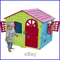 Playhouse For Kids Children Toddler Plastic Play House Cottage Toy Boys Girls