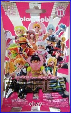 Playmobil 9147 Pink Girls Series 11 Mini Figure CASE of 48 mystery Blind Bags