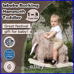 - Plush Rocking Horse, Mammoth Rocker, Stuffed Rocker Toy for Child 1-3 Year