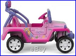 Power Wheels Disney Princess Jeep Wrangler 12V 5 mph Gift for Girls Kids Pink