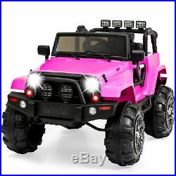 Power Wheels For Girl Jeep Electric Car Kids Ride On Toys Outdoor 12V RC Best