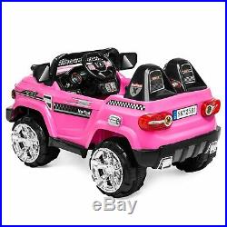 Power Wheels For Girls 12V Ride On Rideable Riding Toddler Girl Kids SUV Car New