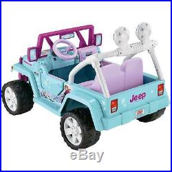 Power Wheels For Girls 12v Frozen Jeep For Kids Ride On Toys For Girls Age 3-7
