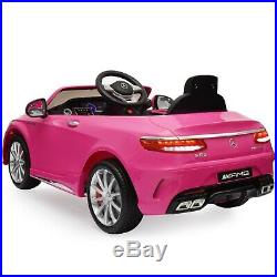 Power Wheels for Girls Mercedes Benz Driveable Cars Kids Rideable Car Ride On