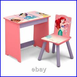 Princess Bed Desk Chair And Toy Organizer Set Kids Furniture For Girls Bedroom