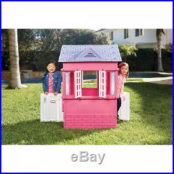 Princess Cottage Playhouse For Little Girls Toddler Kids Pretend Play House Pink