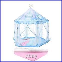Princess Play Tent, Frozen Toy for Girls, Kids with Snowflake Lights, Playhou
