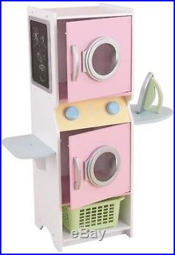 REAL Kidkraft Wood Pretend Washer and Dryer Play Set for Kids Girls Toy Playset