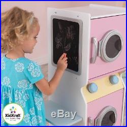 REAL Kidkraft Wood Pretend Washer and Dryer Play Set for Kids Girls Toy Playset