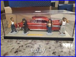 Rare Jada Toys Homie Rollerz 57 Red Chevy Bel Air Homies 1/24 Car with Figures