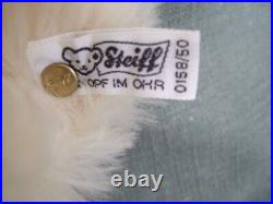 Rare Steiff #0158/50 Ltd Ed 2000 1896 LARGE white bear