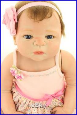 Real Life Girl Doll Lifelike Silicone Reborn Baby Waterproof Toys Gifts for Kids