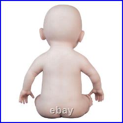 Rebirth Silicone Baby Girl 47CM Rebirth Doll Newborn Baby Dolls Toy Kids Gift