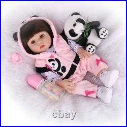 Reborn Baby Doll Full Silicone Vinyl Anatomically Gift Girl Dolls Newborn Toys