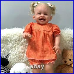 Reborn Baby Doll Smile Mila Princess 22 Soft Toddler Silicone Girl Toy Gifts