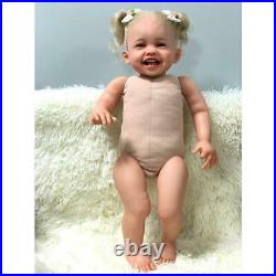 Reborn Baby Doll Smile Mila Princess 22 Soft Toddler Silicone Girl Toy Gifts