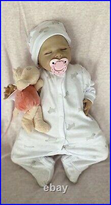 Reborn Baby Sleeping Girl Doll Lifelike Realistic Newborn Doll Kids Gift Toy Au