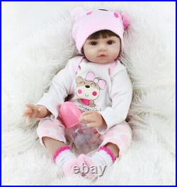 Reborn Girl Doll Xmas Gift Newborn Baby Dolls Toddler Toys Vinyl Silicone 22'