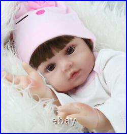 Reborn Girl Doll Xmas Gift Newborn Baby Dolls Toddler Toys Vinyl Silicone 22'