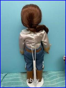 Retired American Girl Saige Doll 2013 dressed Disney Toy Story Jessie & Bullseye