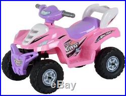 Ride On Car Ride on Quad Toy for Kid Powered Wheels 6V Little ATV Pink New