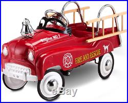 Ride On Toys For 3 Year Olds Fire Truck Pedal Cars Kids Boys Girls Vintage Gift
