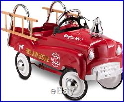 Ride On Toys For 3 Year Olds Fire Truck Pedal Cars Kids Boys Girls Vintage Gift