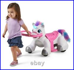 Rideamals Unicorn 6-Volt Ride-On Toy Kid Trax Girls Playtime Fun Battery New