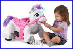 Rideamals Unicorn 6-Volt Ride-On Toy Kid Trax Girls Playtime Fun Battery New
