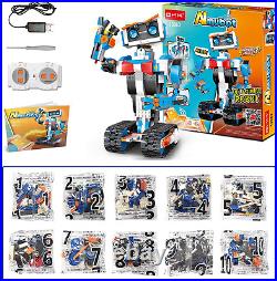 Robot Building Block Toys for Kids, Remote and APP Controlled Boys Girls Gift