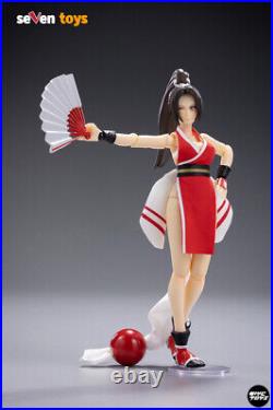 SEVEN TOYS 112 ST0605 Mai Shiranui Girl 6 Female Action Figure Head Body Fan