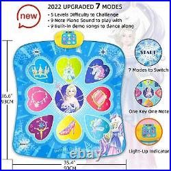 SUNLIN Dance Mat, Gifts Toys for Girls 3 4 5 6 7 8 Years Old, Frozen Unicorn