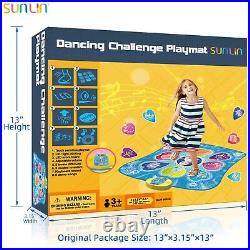 SUNLIN Dance Mat, Gifts Toys for Girls 3 4 5 6 7 8 Years Old, Frozen Unicorn