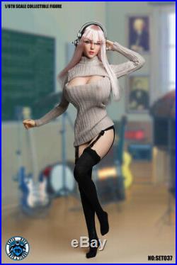 SUPERDUCK 1/6 Sonico Virtual Girl Huge Breast Set For 12 PHICEN Figure USA