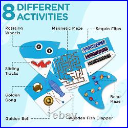 Shark Montessori Busy Sensory Educational Activity Cube, Wall Furniture, Inter