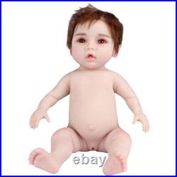 Silicone Baby Girl 47CM Rebirth Doll Newborn Baby Toy Kids Gift Posable